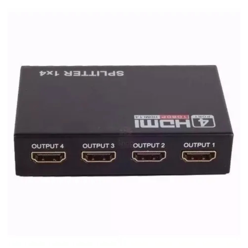 Splitter HDMI 1x4 ativo (ver 1.4 - 3D)