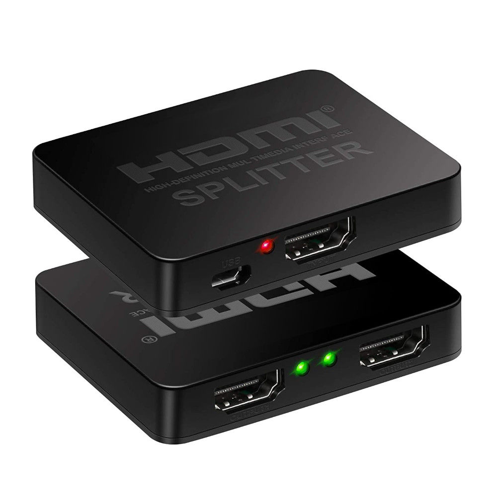 Splitter HDMI 1x2 ativo - Versão  2.0 4K