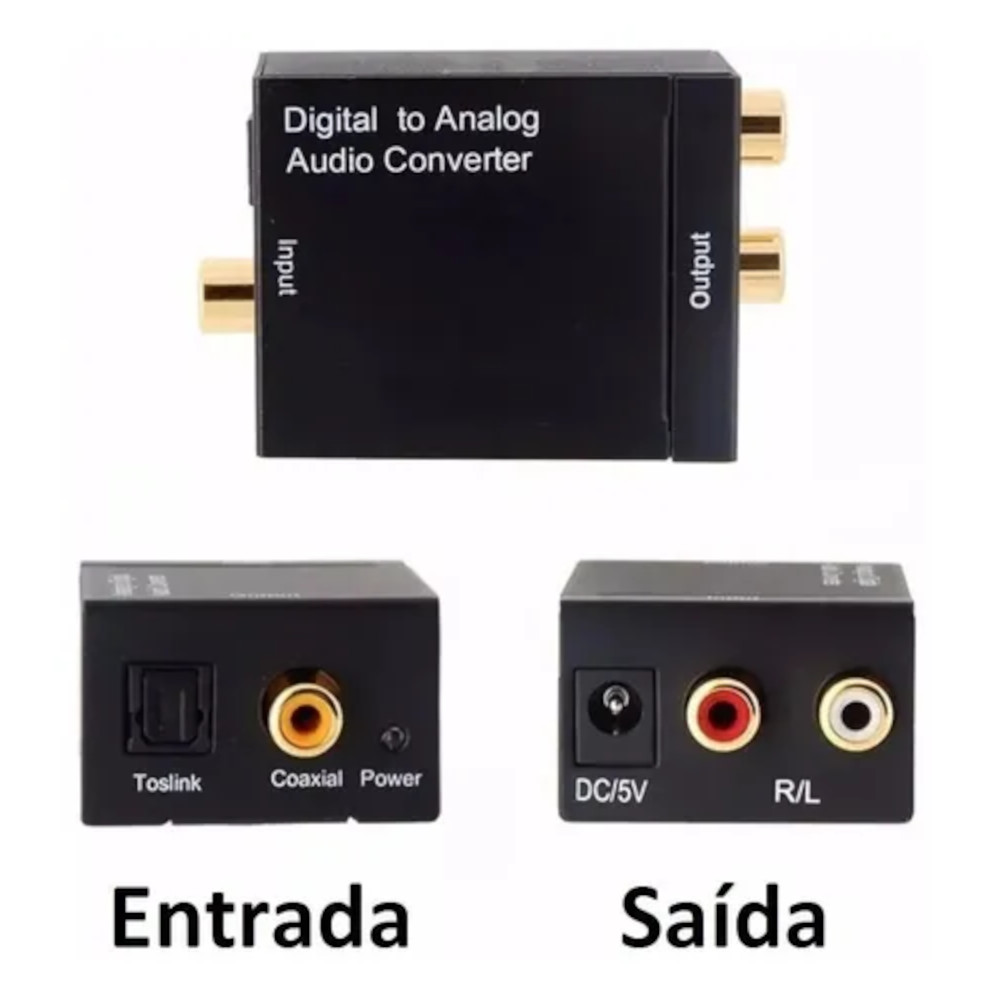 Conversor de áudio digital para analogico