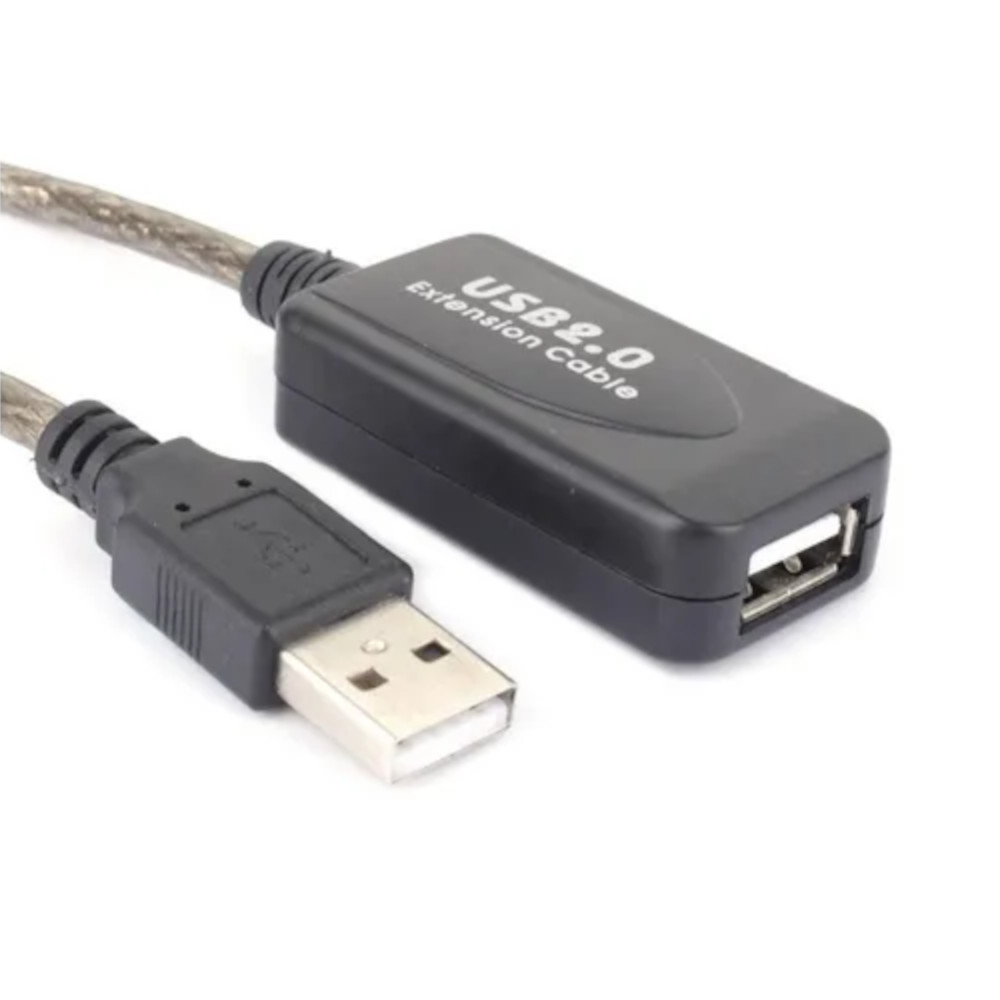 Cabo Extensor USB 2.0 com Repetidor de Sinal 10m