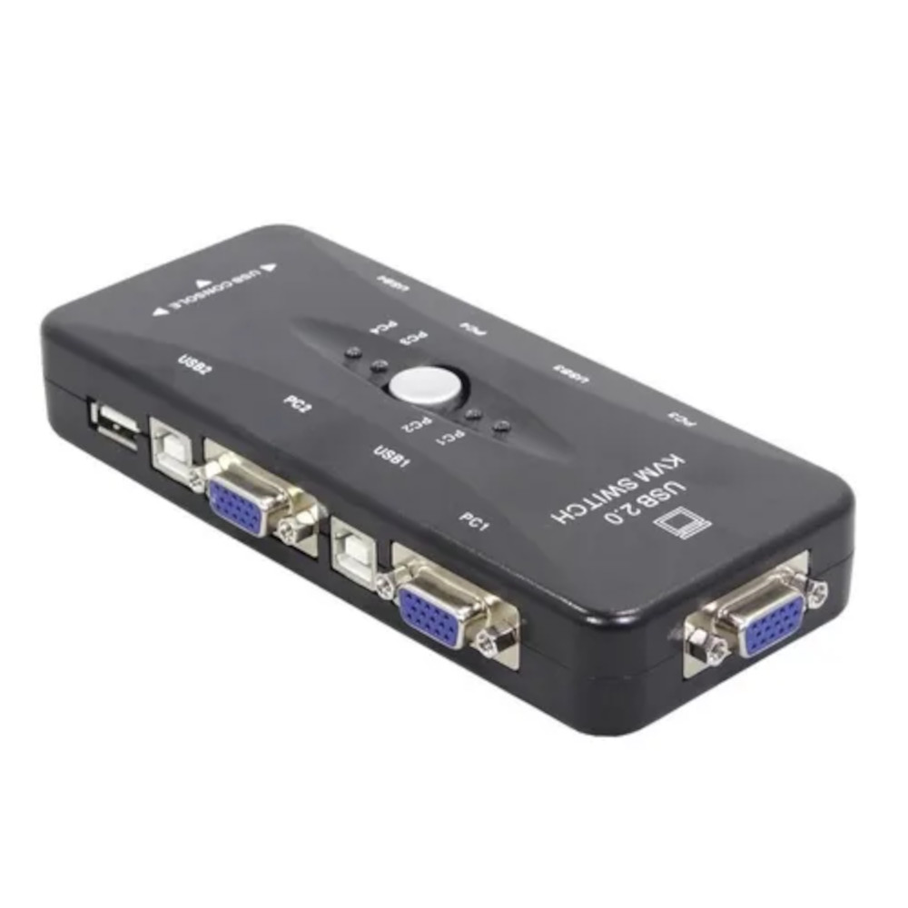 Chaveador KVM USB 4 Portas