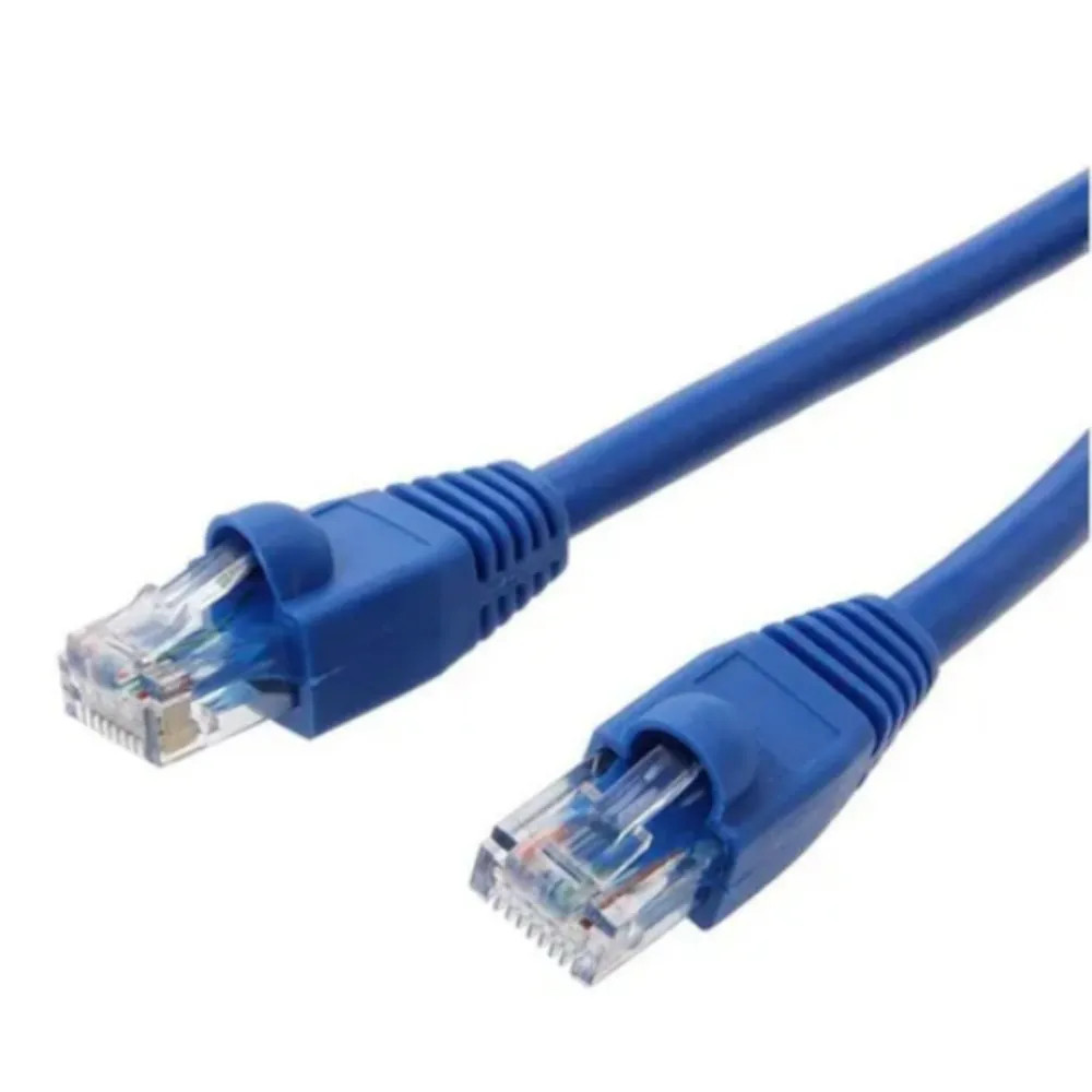 Cabo de Rede Cat5e 3 metros pronto 10/100 Azul