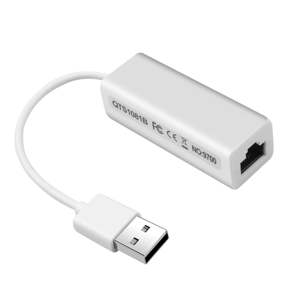 Adaptador rede USBxRJ45 branco MAC/W7-64