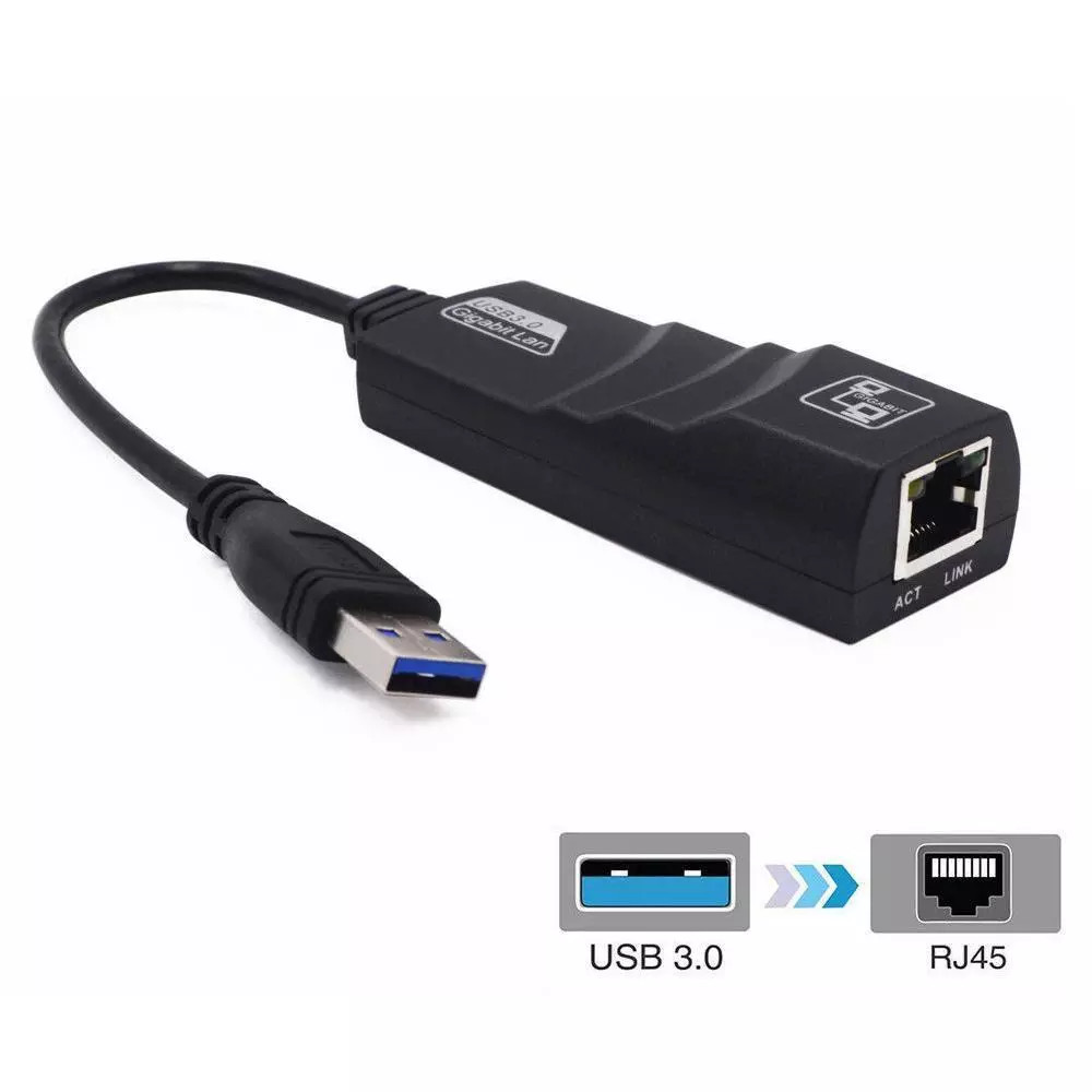 Placa de rede USB 3.0 10/100/1000