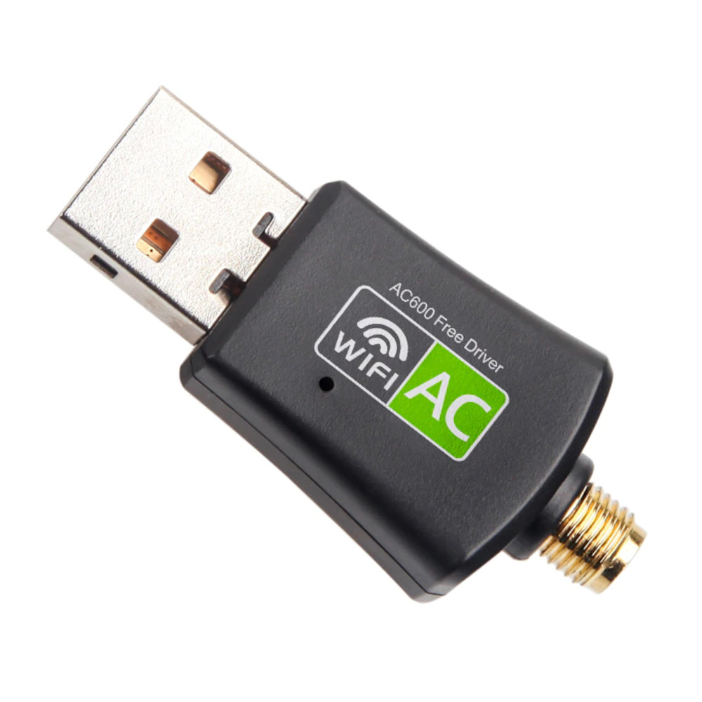 Adaptador USB Wireless Dual Band 2.4/5Ghz 600mbps AC600 2dbi