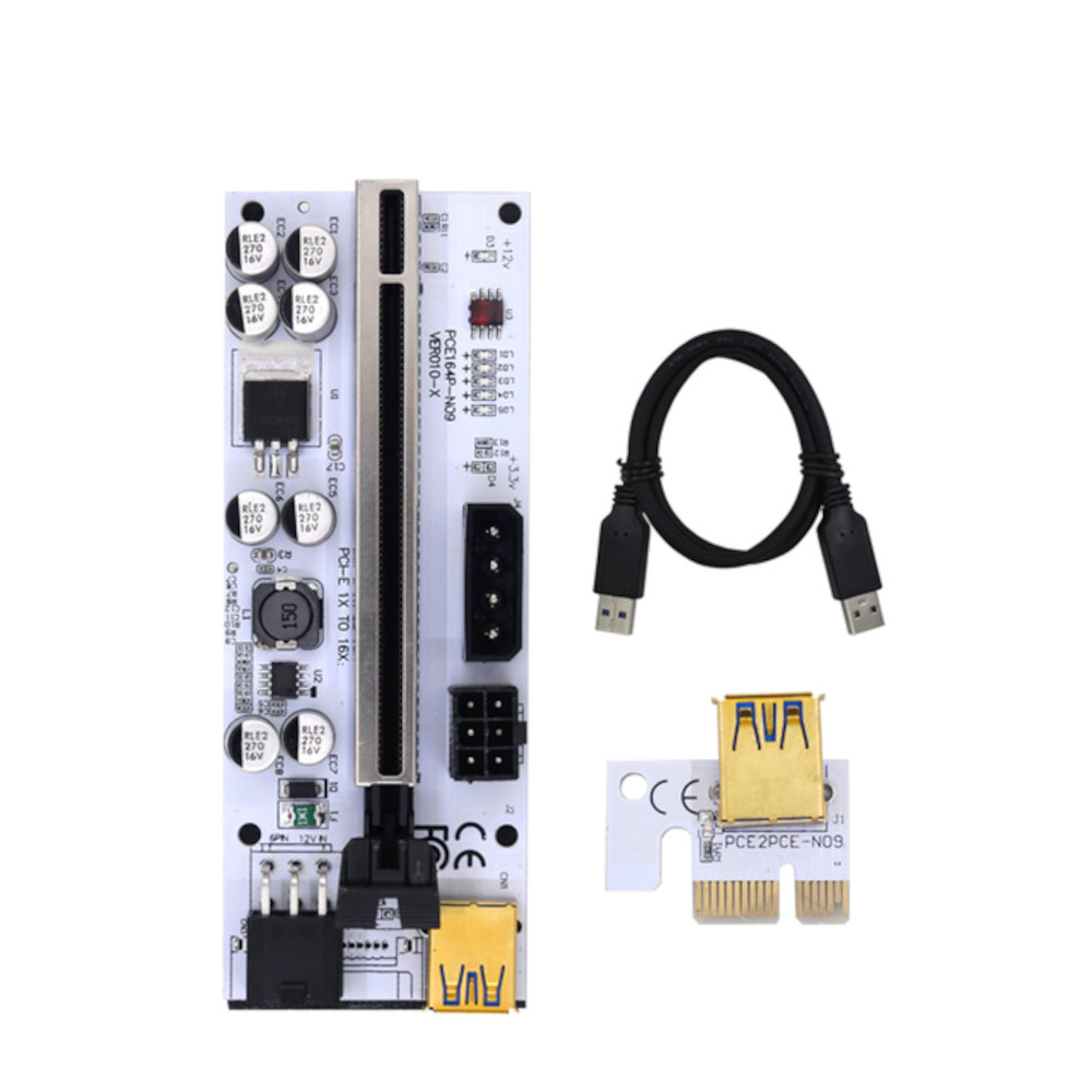 Placa Riser 010X Plus Pci-e Usb 3.0